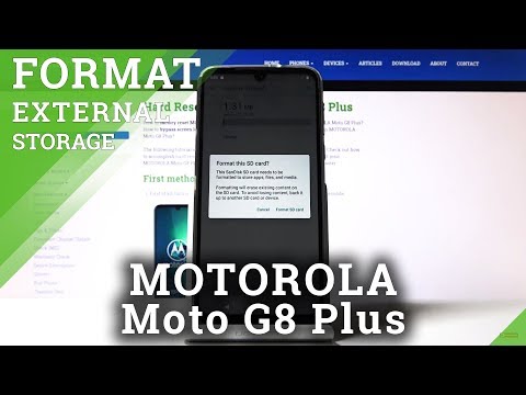 How to format SD card on Motorola G8 Plus – Clear SD Card Permanently