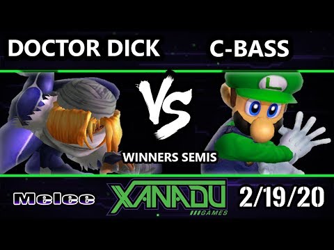 S@X 342 Winners Semis - Doctor Dick (Sheik) Vs. C-bass (Luigi) Smash Melee - SSBM