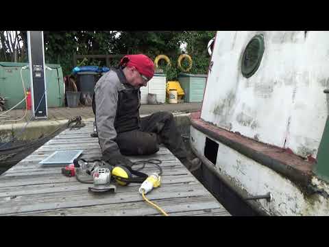 Narrow Boat Build & Fitout. Engine Bay Battery Box & Vent Installation.