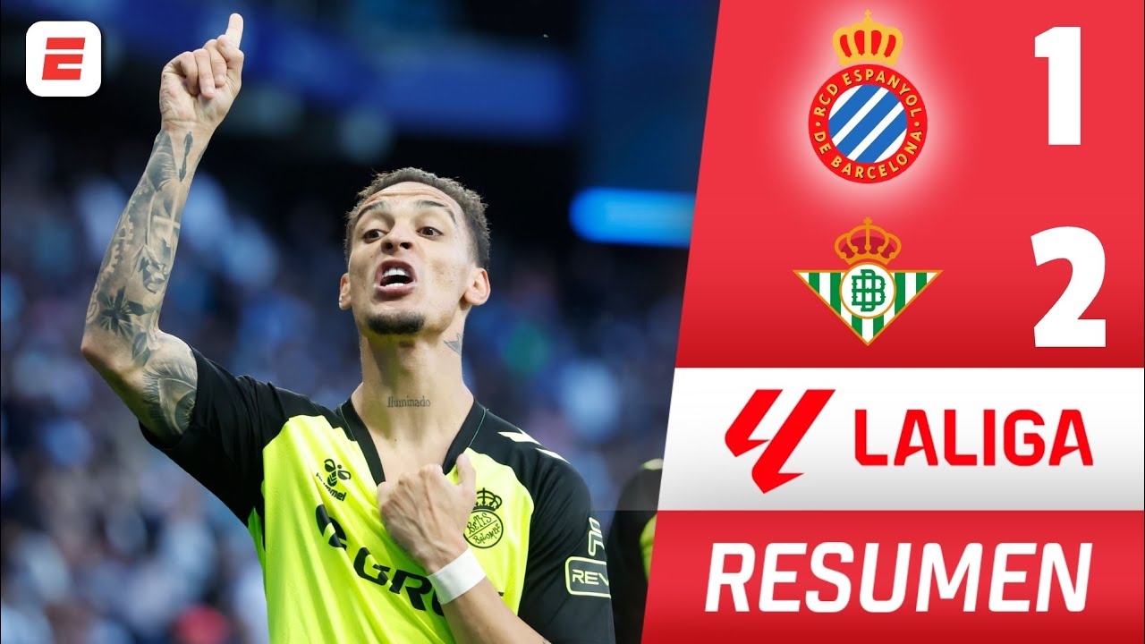 GOLAZO MONUMENTAL DE ANTONY le dio la victoria al BETIS en una GRAN REMONTADA vs ESPANYOL | La Liga