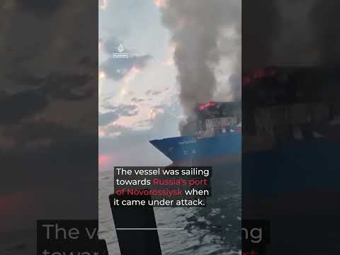 Turkish cargo ship catches fire after Black Sea drone attack