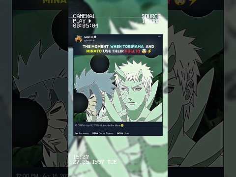 TOBIRAMA AND MINATO COMBINATION JUTSU🤯💥