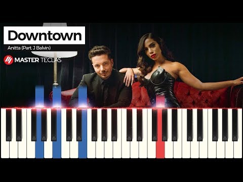 💎 Downtown - Anitta (Part. J Balvin) | Piano Tutorial 💎