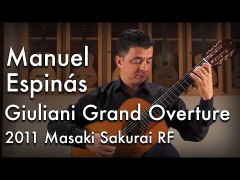 Giuliani Grand Overture played by Manuel Espinás