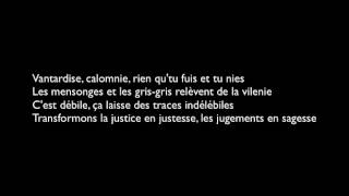 Sincère - Rohff (lyrics)