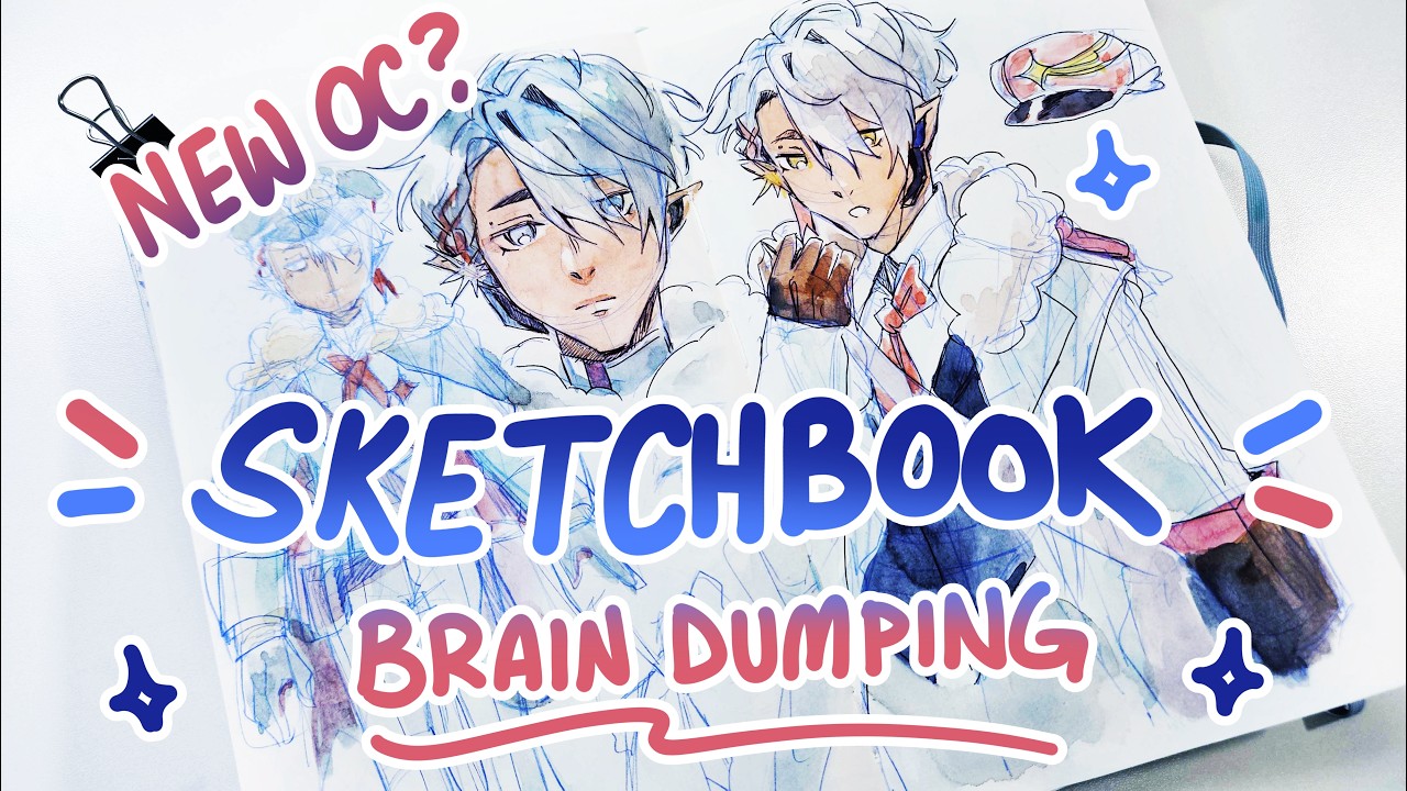 Brain Dump with me! Sketchbook session~