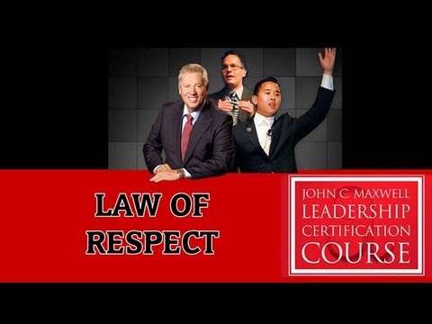 Leadership Law #7: The Law of Respect- Timothy Herr