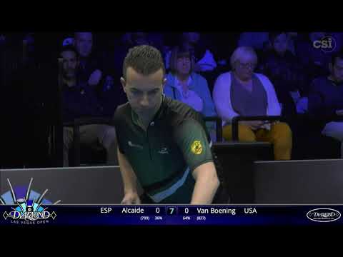 ON FIRE! Shane Van Boening vs David Alcaide | 2020 Diamond Las Vegas Open | Match #13