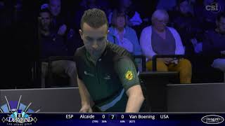 ON FIRE! Shane Van Boening vs David Alcaide | 2020 Diamond Las Vegas Open | Match #13