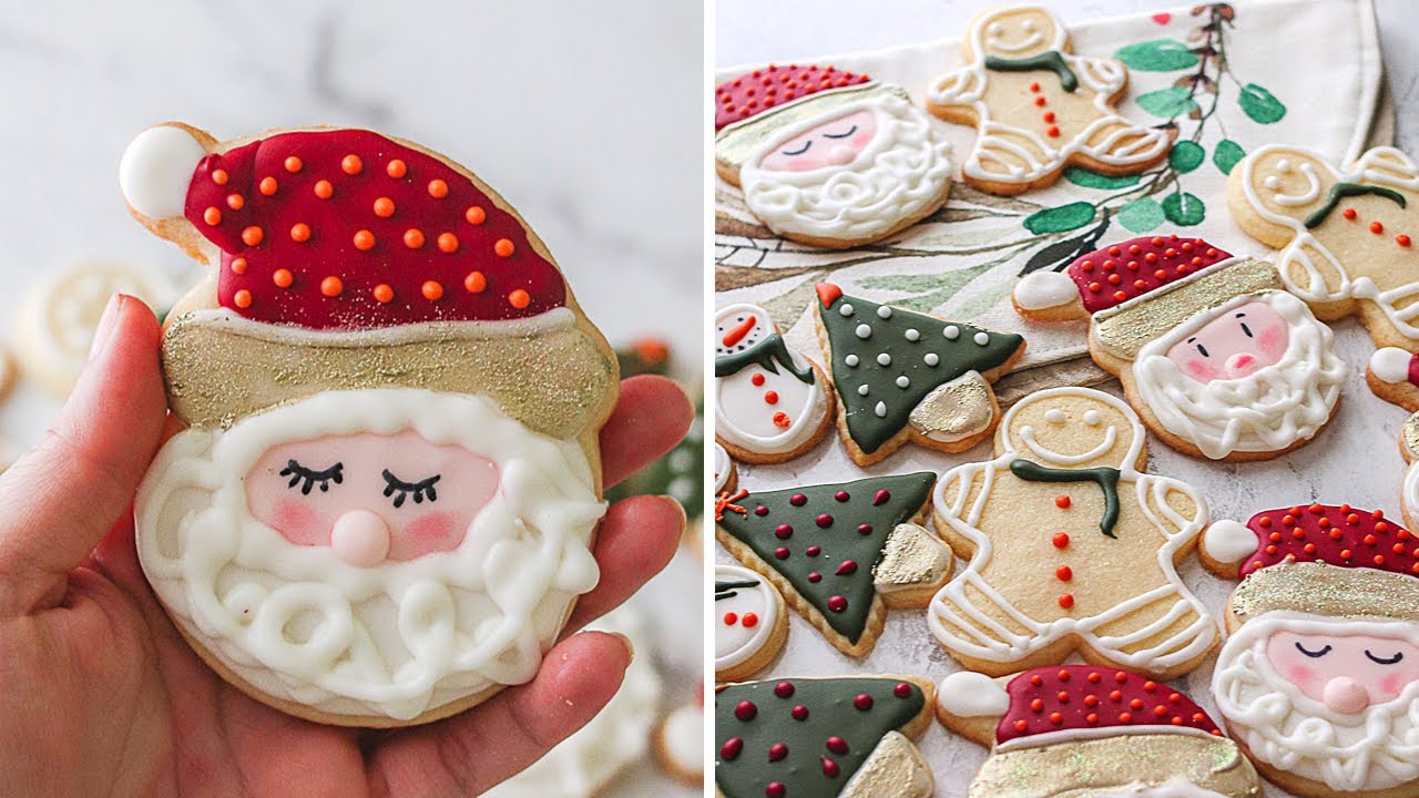 BISCOITOS DE NATAL DECORADOS - MASSA DE BISCOITO PERFEITA - FATURE MUITO! COOKIE DE NATAL!