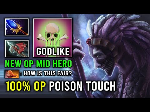 Dazzle Is NOT a Support 13Min Beyond Godlike 100% Annoying Poison Touch Slow DPS Dota 2