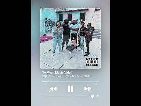 YNF Tone - To Much feat. Tinky & Young Slick (Official Music Video)