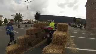 preview picture of video 'Journée stage moto Gendarmerie Crepy en valois (60) 14 Septembre 2014'