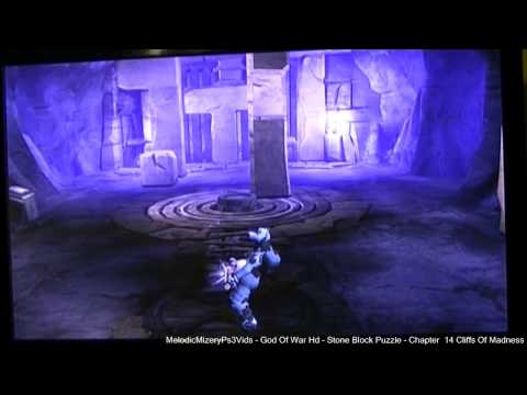God Of War Hd - Extras01 - Stone Block Puzzle - In Chapter 14 Cliff Of Madness