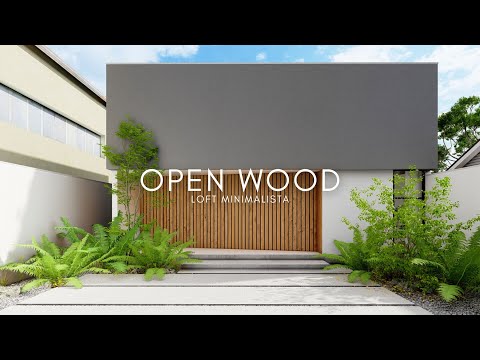 LOFT DE 7X9 METROS MINIMALISTA - OPEN WOOD