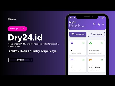 Dry24 - Kasir Laundry video thumbnail