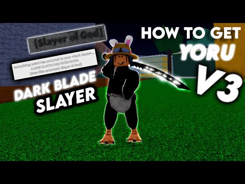 HOW TO GET DARK BLADE V3 IN BLOX FRUITS! | Blox Fruits