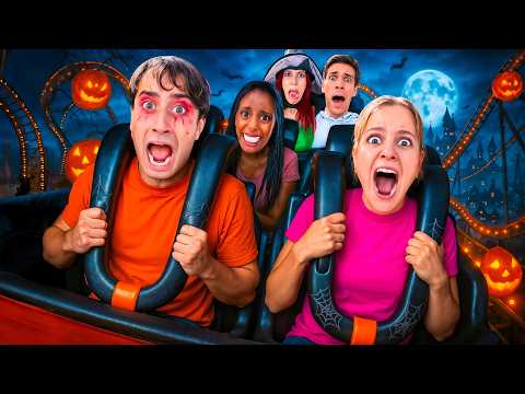 NOTTE DI HALLOWEEN NEL PARCO GIOCHI PIÙ SPAVENTOSO DEL MONDO!🎃