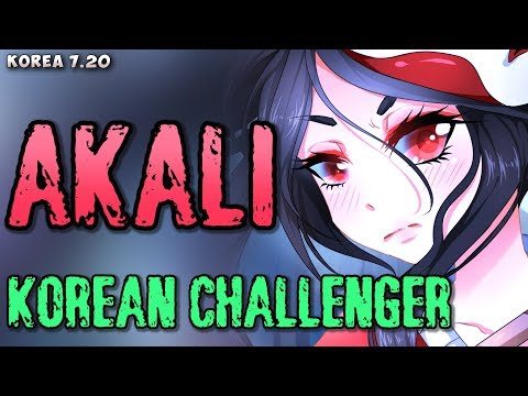 Korean Challenger (534 LP) plays Akali top v Rumble matchup - Korean SoloQ P 7.20