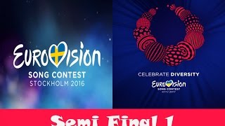 ESC 2016 vs ESC 2017 : Semi Final 1