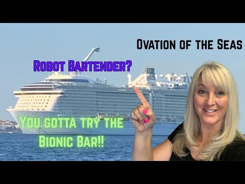 Thumbnail for Ovation of the Seas Bionic Bar. #ovationoftheseas  #cruise  #bartender