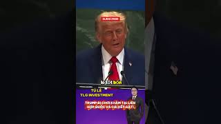 Ông Trump bị chơi khăm tại Liên Hợp Quốc? #shorts 