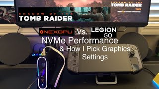 ONEXGPU vs Legion Go NVMe with Shadow of the Tomb Raider 1440p Benchmark Testing