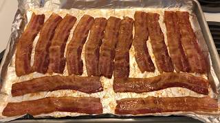 Baking Bacon - A way to cook uniformly "perfect" bacon and in a large batch with no flabby fat bits