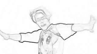 CD9-Get dumb(English versión  [Lyric  video]) ft. Crayon pop. En dibujo