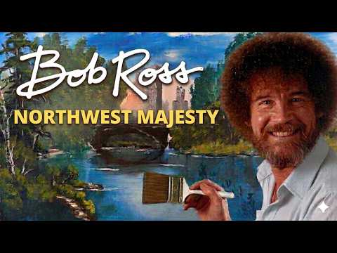 Bob Ross To Sleep | Black Screen | The Joy Of Painting | Northwest Majesty