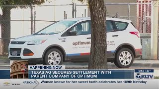 Texas AG secures settlement with parent company of Optimum