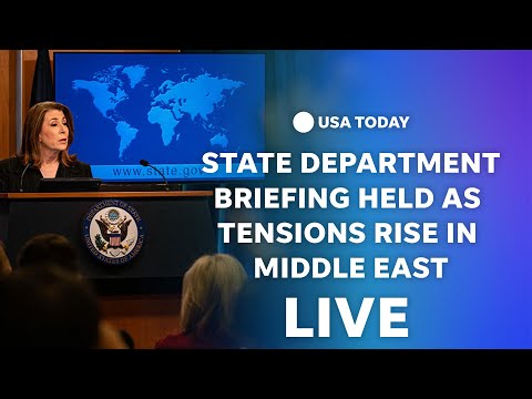 Watch live State Department holds press briefing as Iran Israel conflict rages