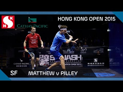 Squash: Hong Kong Open 2015 - Men's SF Highlights: Matthew v Pilley