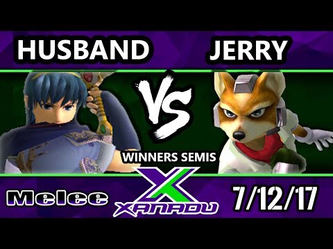 S@X 210 - Husband (Marth) Vs. Jerry (Fox) - Smash Melee Winners Semis - SSBM