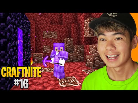 Getting the BEST NETHERITE GEAR... (Craftnite 2 Ep. 16)