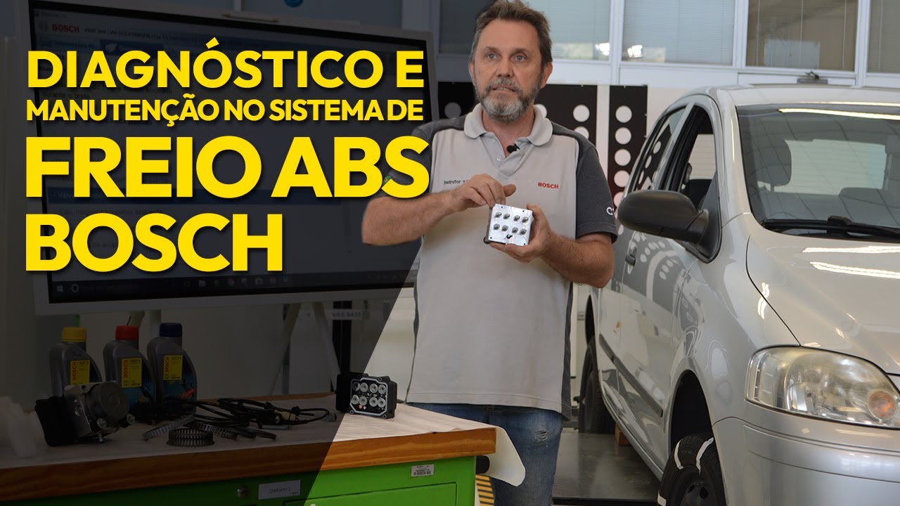 Diagnóstico e manutenção no sistema de freio ABS Bosch
