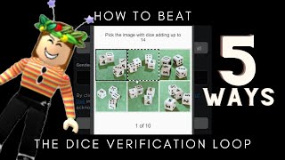 How to Fix The Roblox Dice Verification Loop (5 WAYS to Beat the Roblox Dice Verification) UPDATED
