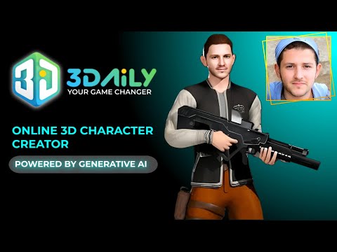 3DAiLY.ai | Online 3D Character Creator Powered by Generative AI