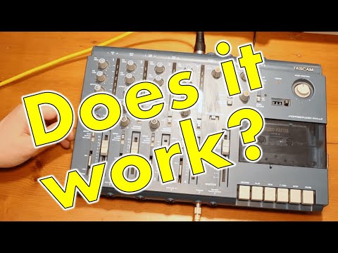 HOW TO TEST A TASCAM 414 MKII 4-track Cassette Recorder | 424recording.com