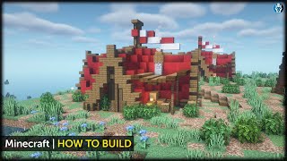Minecraft How to Build a Medieval Military Tent (Tutorial)