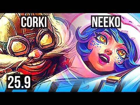 CORKI vs NEEKO (MID) | EUW Master | 25.9