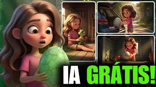 100% GRÁTIS: Animação 3D Estilo Pixar com IA (História Completa Passo a Passo)