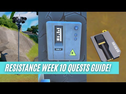 How To EASILY Complete WEEK 10 RESISTANCE Quests! - Fortnite - Chapter 3 - Season 2