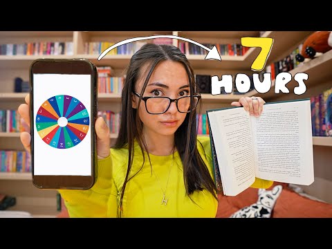Random number generator chooses how many hours I read for a week