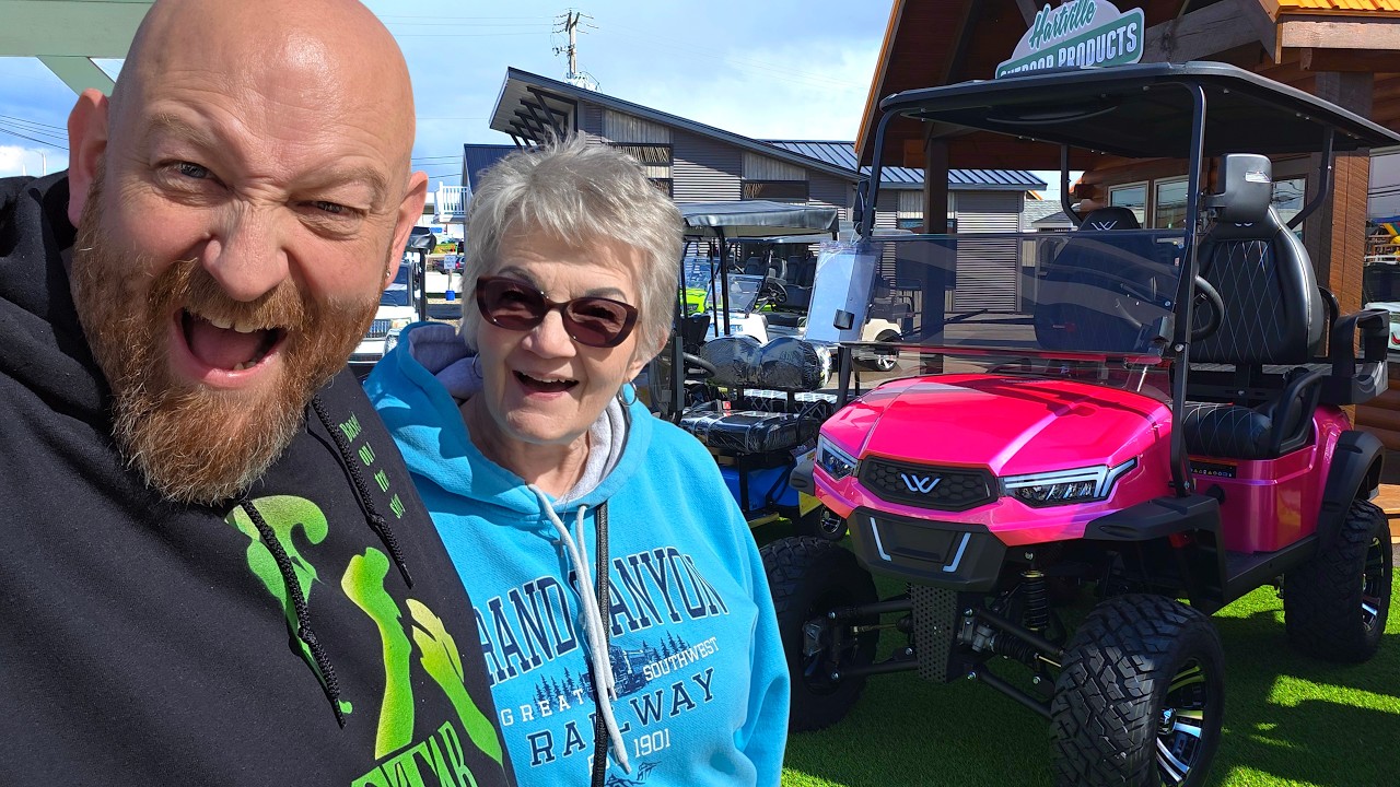 SHOPPING FOR THE PERFECT GOLF CART FOR THE NEW HOUSE daily vlog 91