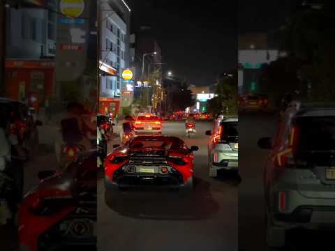 Lamborghini sound public reaction ❤️