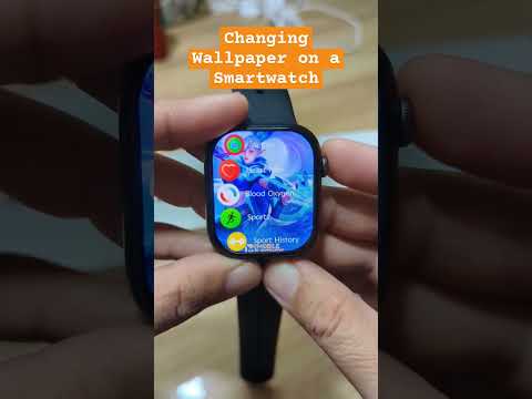 Changing Wallpaper on a Smartwatch #techwatch #wallpaper #dtno1