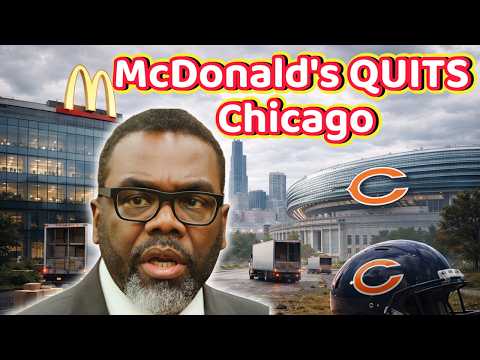 🚨"Too Much VIOLENCE" Brandon Johnson PANICS as McDonald's and the Chicago Bears PULL OUT of His City