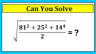 Nice Square Root Math Simplification | How to Solve !!! | NO CALCULATOR
