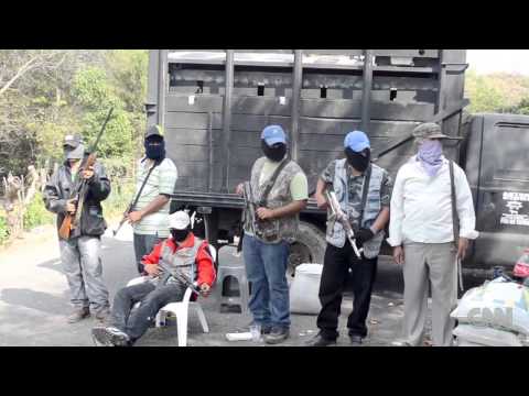 MEXICO SHOOTOUT Vigilantes clash with drug cartel in Mexico's Michoacan
